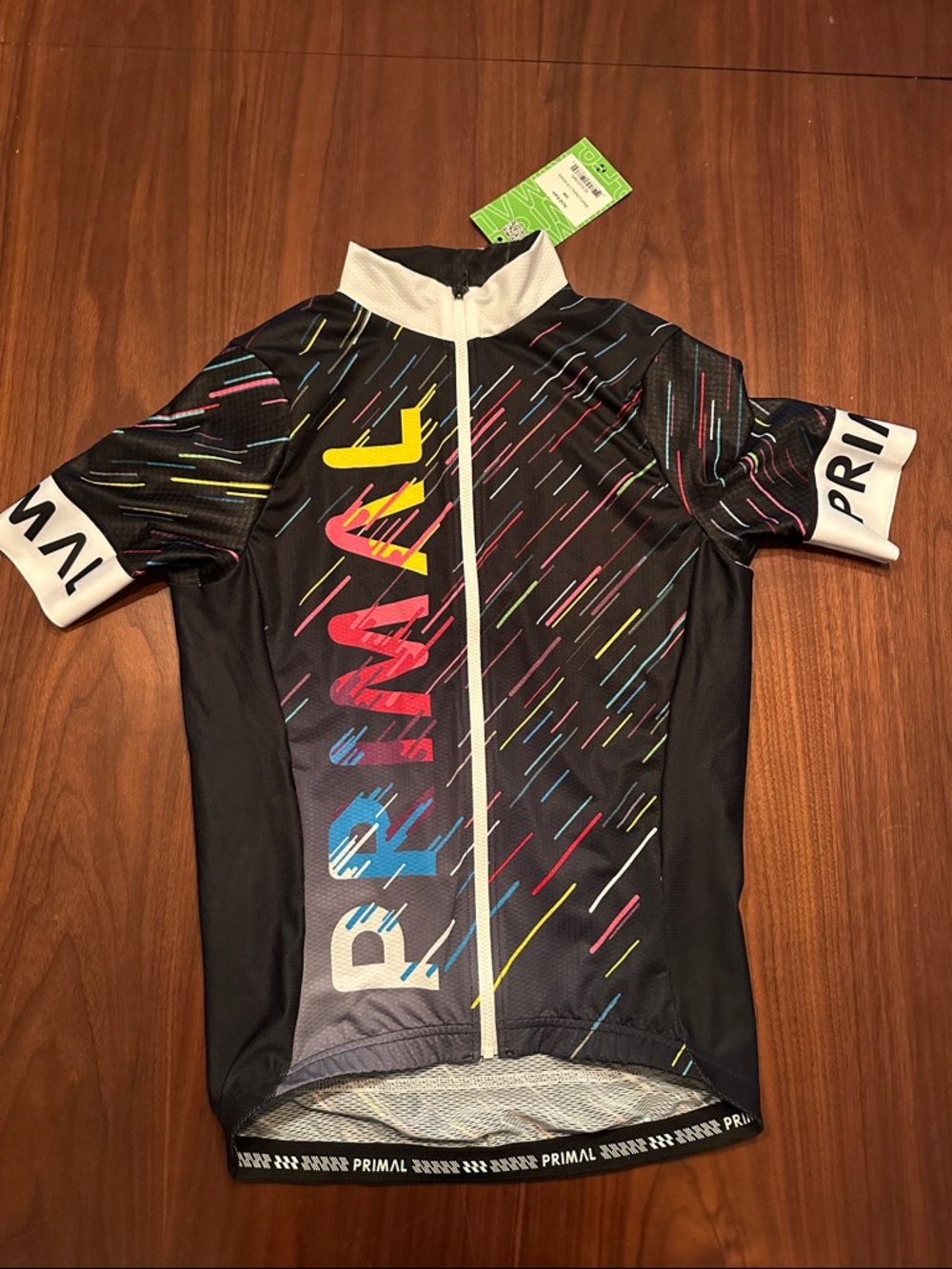 Primal Black Multicolor Cycling Jersey